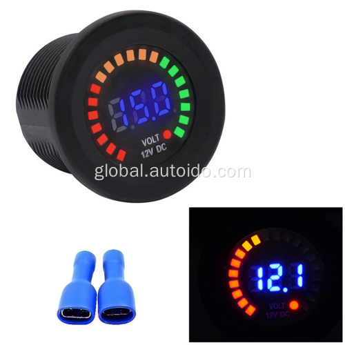 Digital Display Voltage Meter Waterproof 12V-48V DC LED Digital Display Volt Factory